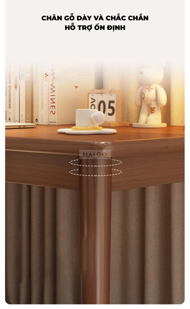 Bàn Gỗ Tự Nhiên Đa Năng Haigo BGT367
