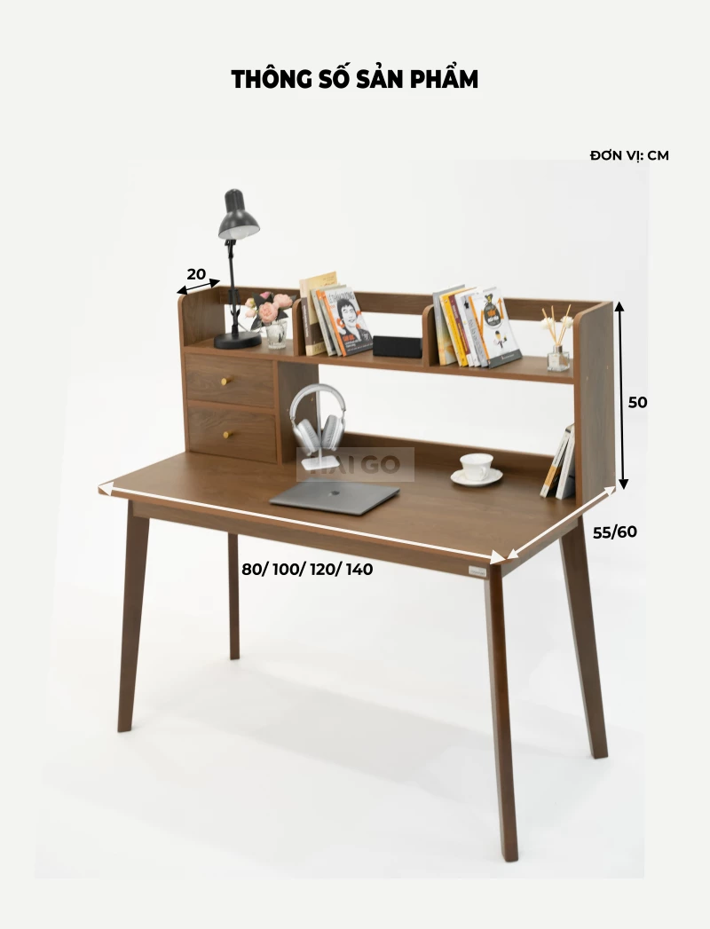 Bàn Gỗ Tự Nhiên Phong Cách Hiện Đại Haigo BGT377