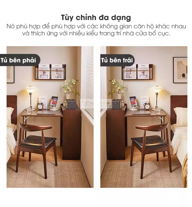 tùy chỉnh đa dạng của Bàn gỗ tự nhiên thiết kế thông minh, hiện đại SD07