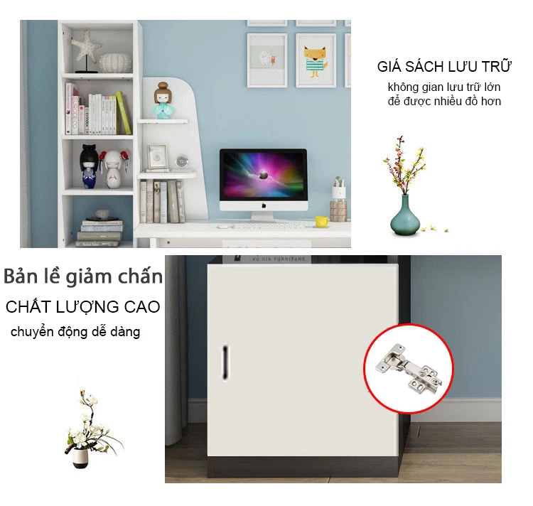 Bàn học sinh cánh buồm hiện đại SD190 sử dụng phụ kiện cao cấp, bền bỉ