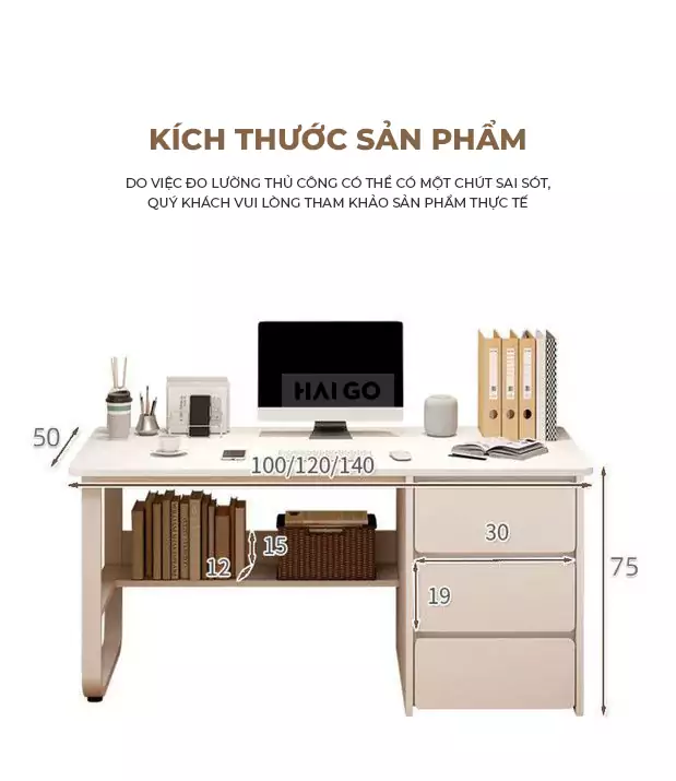 B&agrave;n Học Sinh Kết Hợp Tủ Đa Năng Haigo BHS180