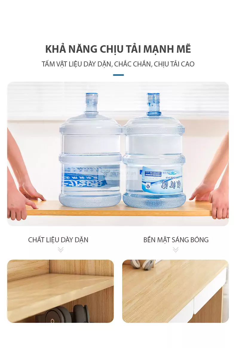 Bàn học thiết kế nhỏ gọn, tối ưu không gian SD62 sử dụng chất liệu cao cấp, bền bỉ