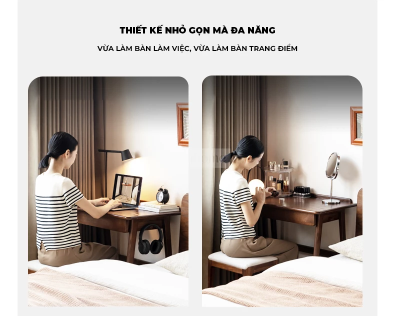 Bàn Làm Việc Bàn Học Gỗ Tự Nhiên Thiết Kế Đơn Giản Togismart BTG 074 – Thiết kế tối giản, nhỏ gọn, phù hợp với không gian hiện đại. Chất liệu gỗ tự nhiên bền đẹp, mang lại cảm giác ấm cúng và tinh tế, lý tưởng cho học tập và làm việc hiệu quả.