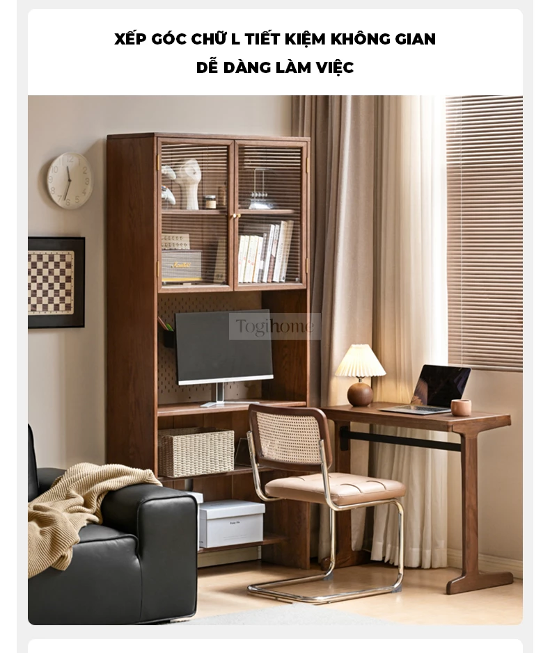 Bàn Làm Việc Bàn Học Thiết Kế Đơn Giản Gỗ Tự Nhiên Togismart BTG 075 – Mẫu bàn lý tưởng cho không gian học tập và làm việc nhờ thiết kế đơn giản, tinh tế. Sử dụng gỗ tự nhiên bền đẹp, thân thiện môi trường, dễ dàng phối hợp với nhiều phong cách nội thất hiện đại.