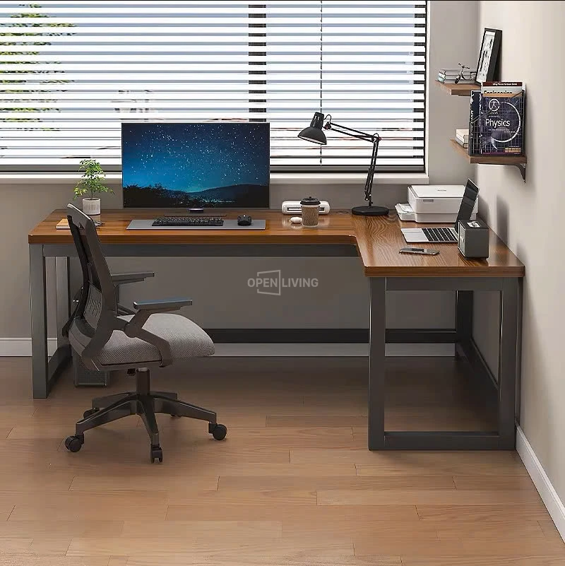 Bàn làm việc chữ L OpenLiving OBG 054 với khung thép chống gỉ, thiết kế hiện đại và thông minh. Tối ưu hóa không gian làm việc với diện tích rộng rãi và khả năng lưu trữ tiện lợi. Lựa chọn hoàn hảo cho văn phòng hoặc góc làm việc tại nhà.