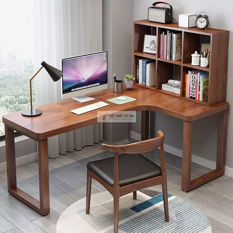 B&agrave;n l&agrave;m việc chữ L phong c&aacute;ch tối giản SD35