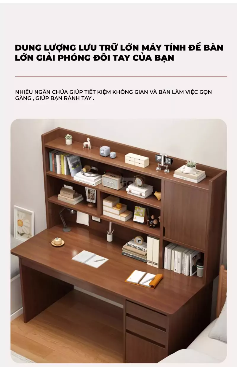 Bàn Làm Việc Đa Năng Tích Hợp Haigo BGT151