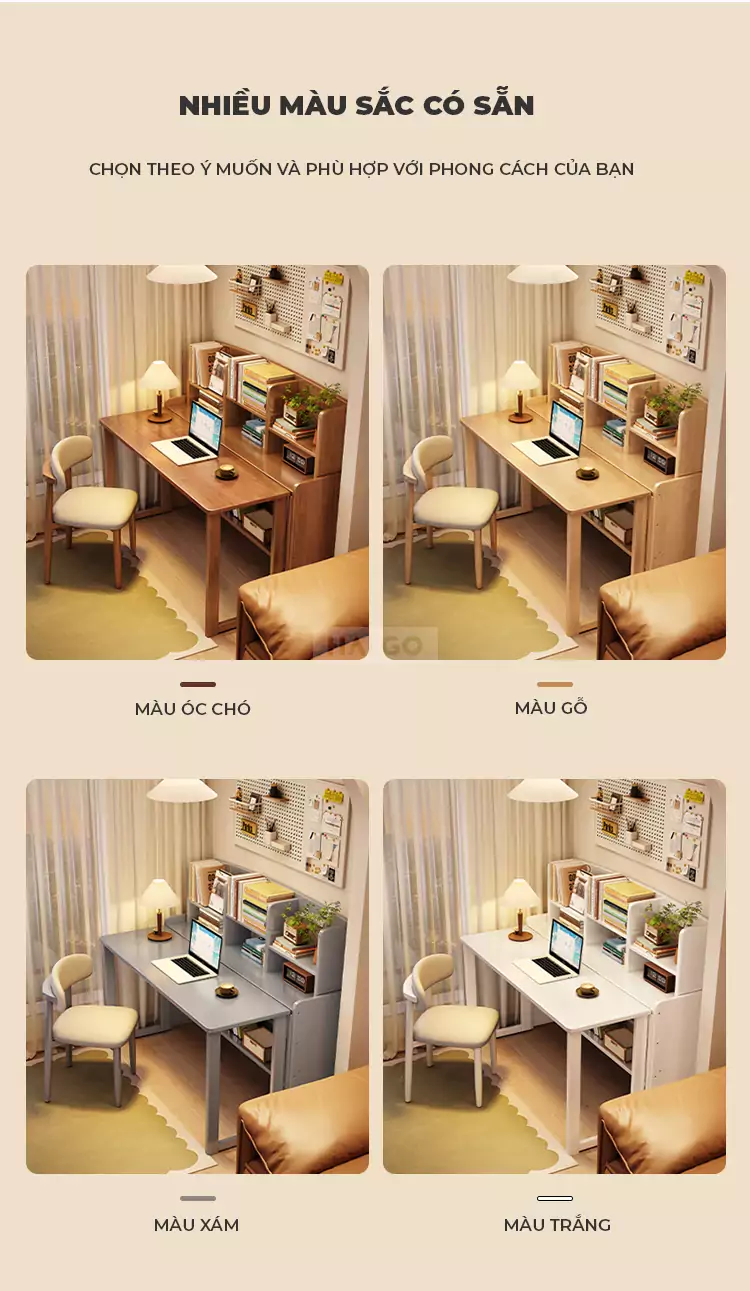 Bàn Làm Việc Gấp Gọn Đa Năng Haigo BGT188