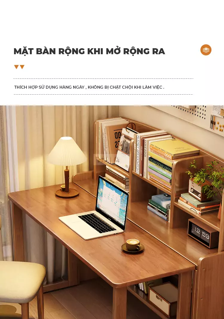 Bàn Làm Việc Gấp Gọn Đa Năng Haigo BGT188