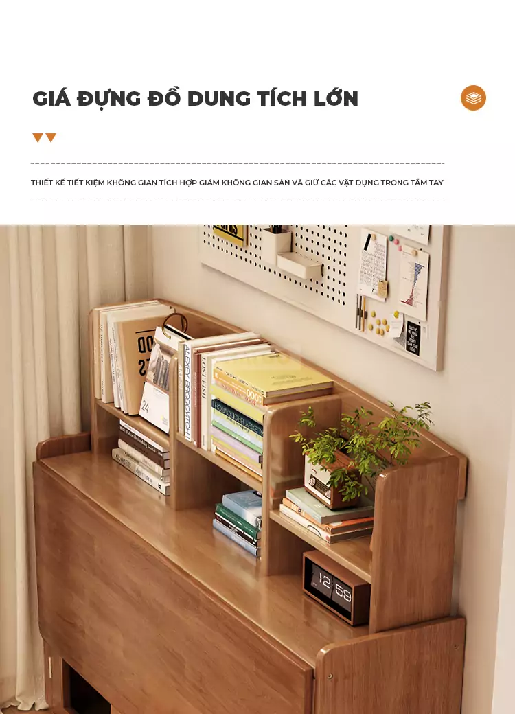 Bàn Làm Việc Gấp Gọn Đa Năng Haigo BGT188