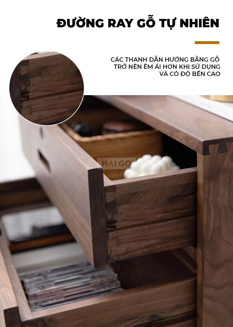 Bàn Làm Việc Gỗ Tự Nhiên Cao Cấp Haigo BGT277