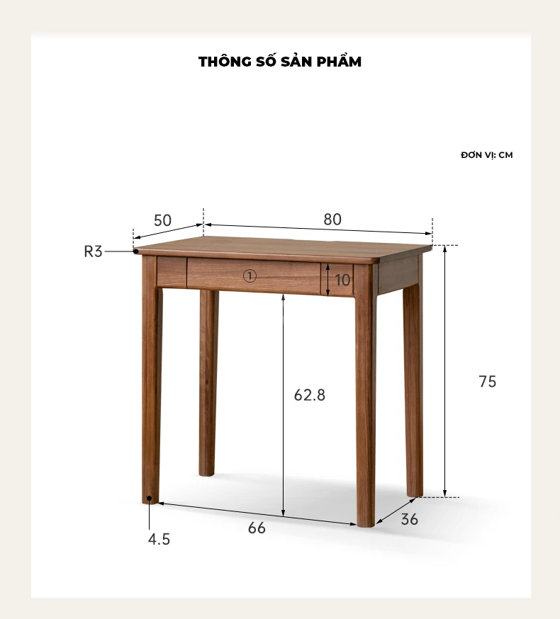 Bàn Làm Việc Gỗ Tự Nhiên Togismart BTG 062 – Thiết kế tối giản, tinh tế với chất liệu gỗ tự nhiên bền chắc. Mặt bàn rộng rãi, màu sắc ấm áp, dễ dàng kết hợp với nhiều không gian làm việc hiện đại. Phù hợp cho cả học tập, làm việc tại nhà hay văn phòng