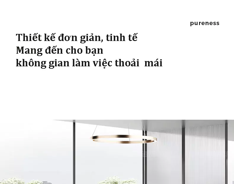 thiết kế tinh tế của Bàn làm việc văn phòng tích hợp tủ lưu trữ SD85