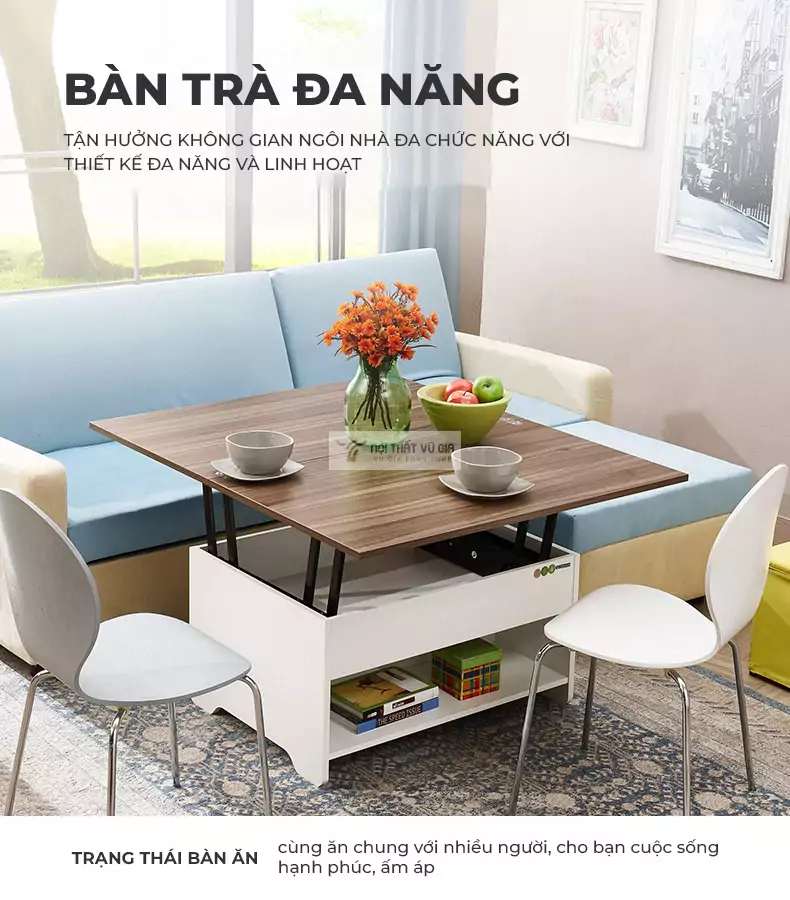 Bàn thông minh thiết kế nâng hạ hiện đại KC12