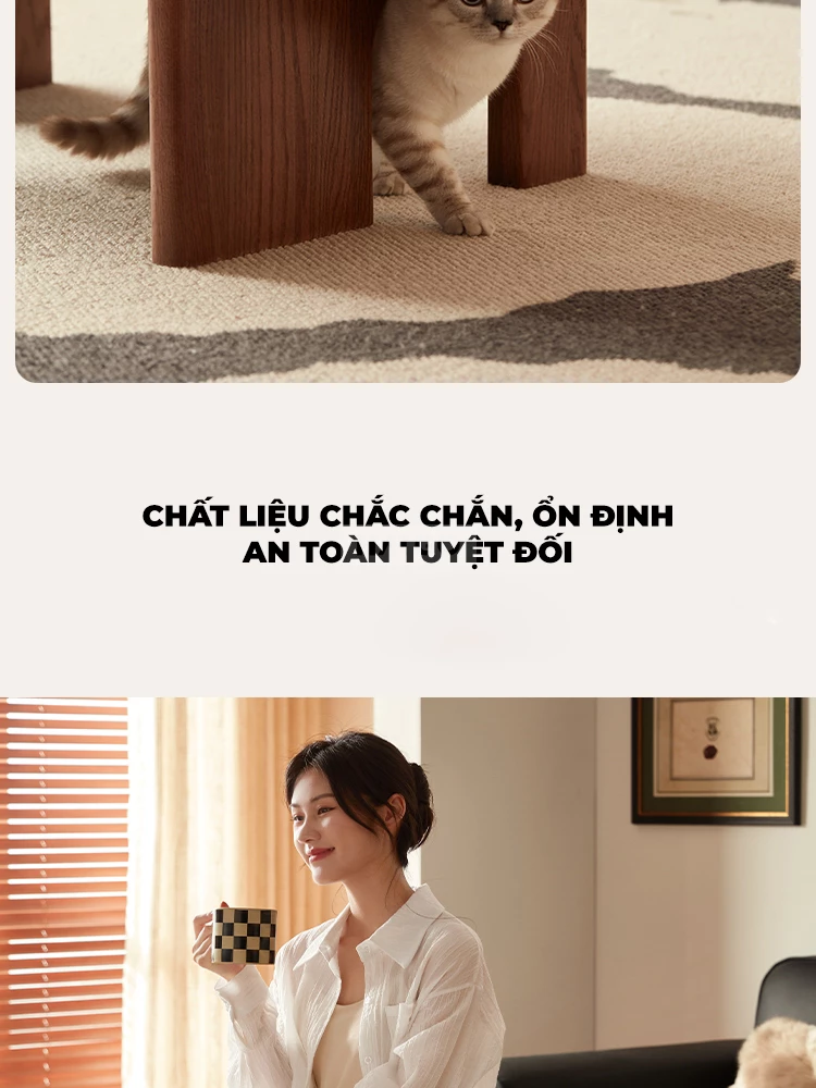 Bàn Trà Gỗ Tự Nhiên Phòng Khách Haigo BT345