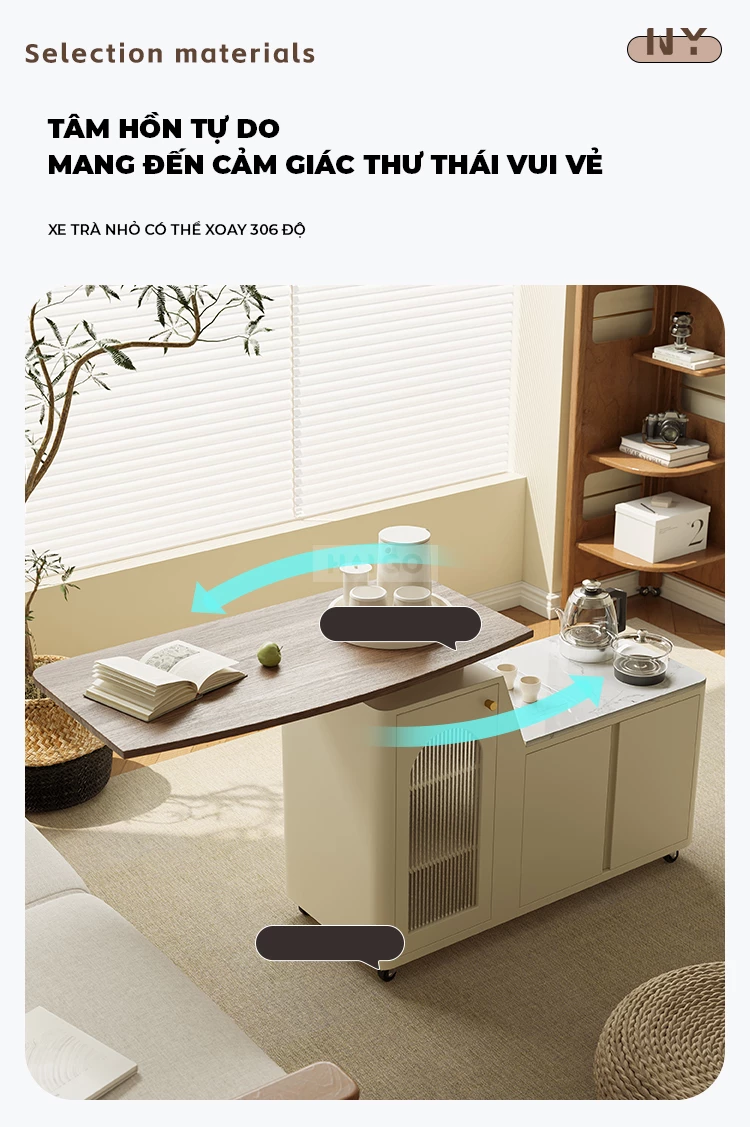 Bàn Trà Nhỏ Gọn Đơn Giản Tinh Tế Haigo BT307