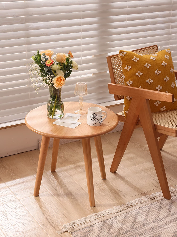 Bàn Trà Tròn Để Cạnh Sofa Bo Tròn Hiện Đại Haigo BT335