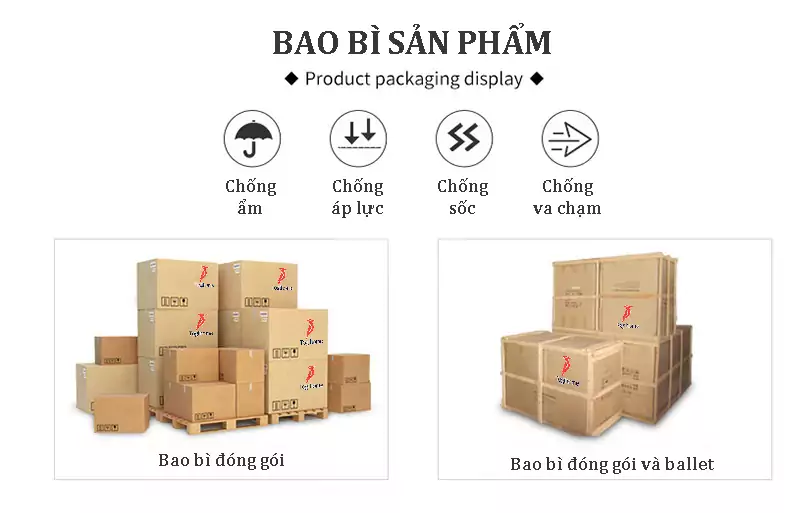 quy cách đóng gói sản phẩm