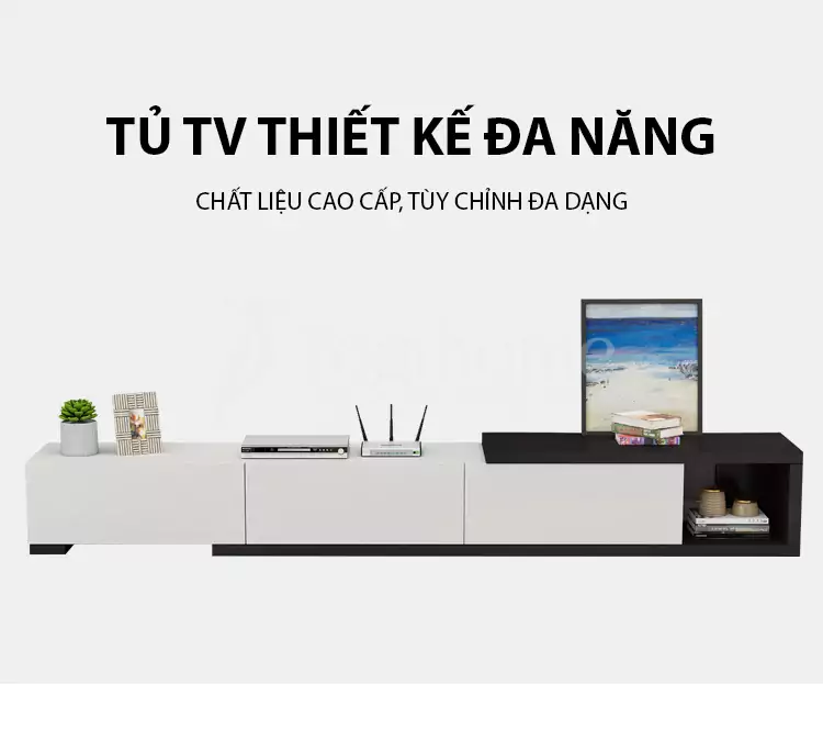 Kệ tủ tivi KTV 013 thiết kế đa năng