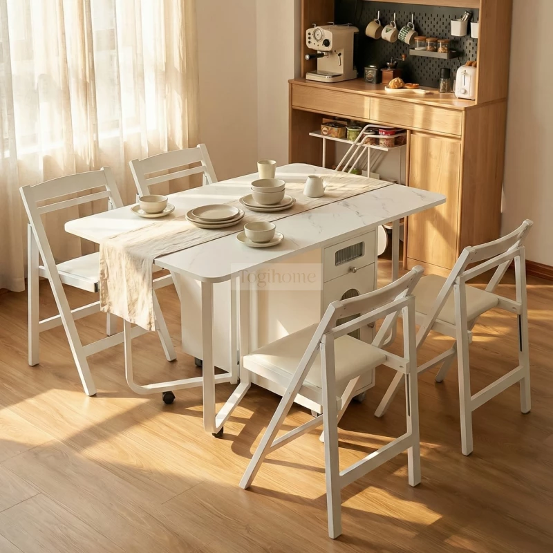 Bộ Bàn Ăn Thông Minh Tone Trắng Smart BA043 là lựa chọn hoàn hảo để kiến tạo không gian phòng ăn hiện đại, tinh tế và thoáng đãng.