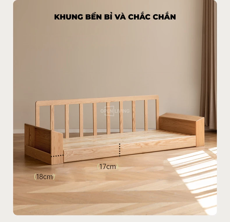 Bộ sản phẩm phòng khách Mono OpenLiving OPK200 – thiết kế hiện đại, phá cách đầy ấn tượng, sử dụng chất liệu gỗ tự nhiên cao cấp. Sản phẩm mang đến vẻ đẹp tinh tế, sang trọng, phù hợp với không gian sống hiện đại, đảm bảo độ bền và tiện nghi vượt trội cho phòng khách của bạn.