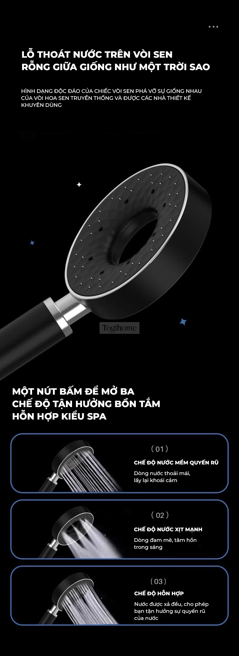 Bộ sen cây vòi tắm thông minh Togismart ST103 thiết kế hiện đại, chất liệu đồng mạ cao cấp chống gỉ, bền bỉ. Tích hợp chế độ nước mạnh - nhẹ linh hoạt, dễ sử dụng. Phù hợp mọi không gian phòng tắm. Dễ lắp đặt, bảo hành chính hãng, giao hàng toàn quốc.