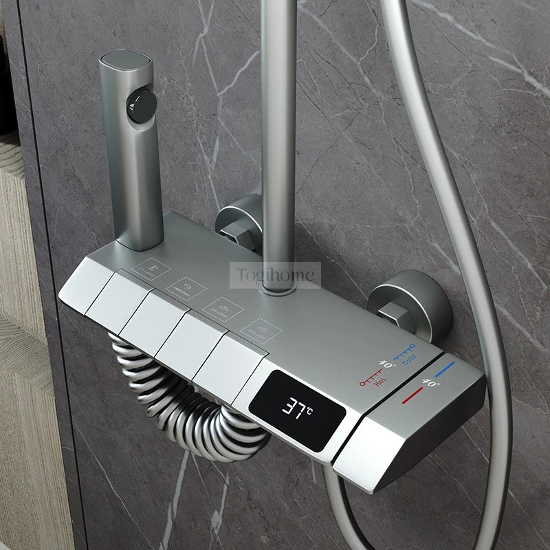 Bộ Sen Tắm Thông Minh Togismart ST101 mang đến trải nghiệm thư giãn tối ưu với thiết kế hiện đại, điều chỉnh nhiệt độ chính xác, tiết kiệm nước. Chất liệu cao cấp chống gỉ, bền bỉ theo thời gian. Lựa chọn lý tưởng cho phòng tắm tiện nghi, sang trọng.