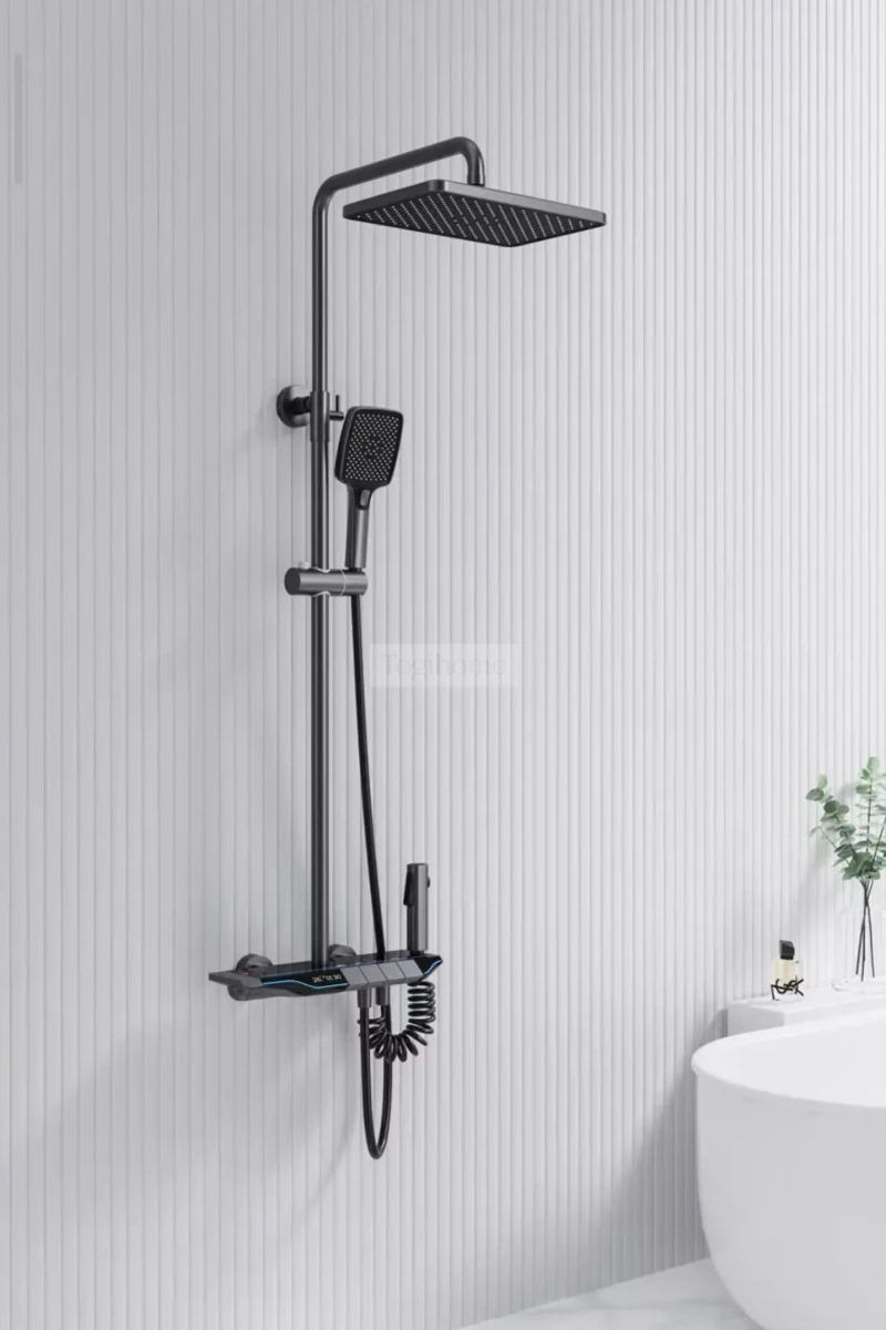 Bộ Sen Tắm Thông Minh Togismart ST102:  Bộ sen tắm thông minh Togismart ST102 thiết kế sang trọng, tích hợp công nghệ tiết kiệm nước và điều chỉnh nhiệt độ chính xác. Chất liệu inox cao cấp chống gỉ, dễ vệ sinh, phù hợp mọi không gian phòng tắm hiện đại. Mang lại trải nghiệm tắm thư giãn, tiện nghi mỗi ngày.