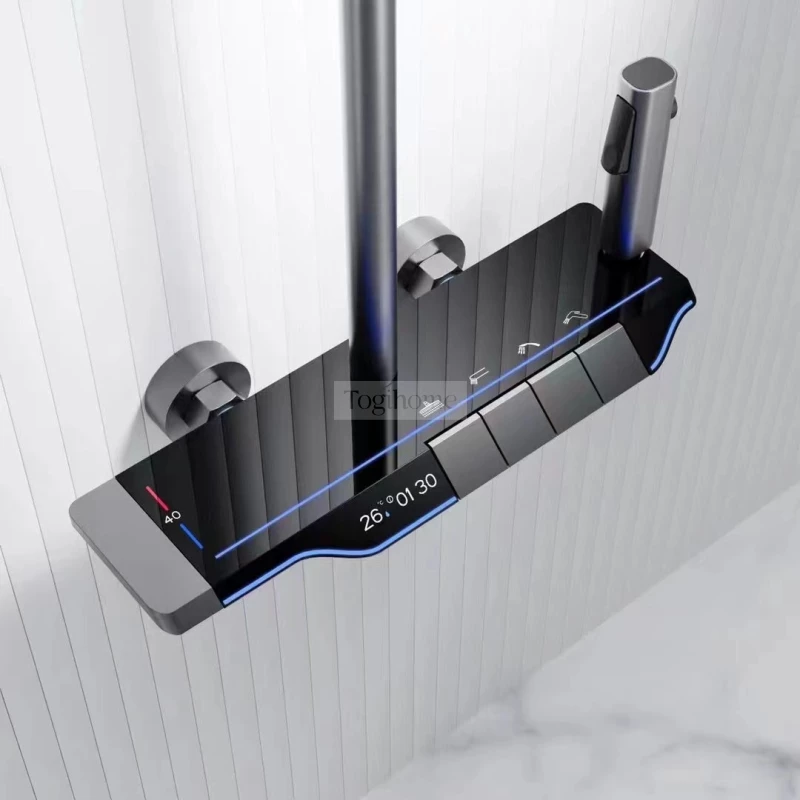 Bộ Sen Tắm Thông Minh Togismart ST102:  Bộ sen tắm thông minh Togismart ST102 thiết kế sang trọng, tích hợp công nghệ tiết kiệm nước và điều chỉnh nhiệt độ chính xác. Chất liệu inox cao cấp chống gỉ, dễ vệ sinh, phù hợp mọi không gian phòng tắm hiện đại. Mang lại trải nghiệm tắm thư giãn, tiện nghi mỗi ngày.