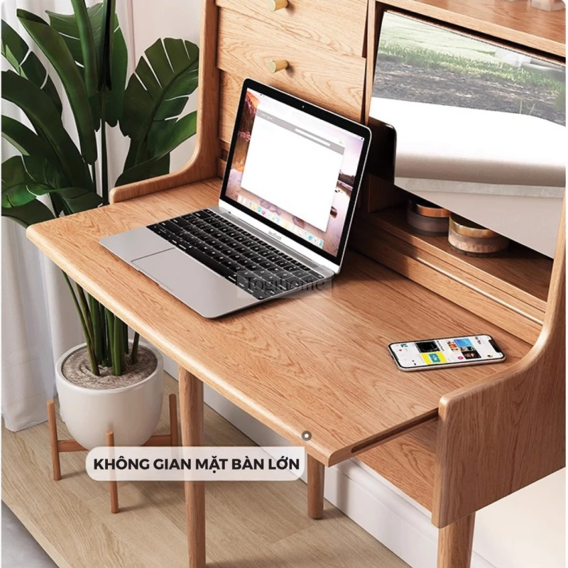 Bộ Sưu Tập Phòng Ngủ Rustic Haven 015 với sản phẩm bàn trang điểm cao cấp.