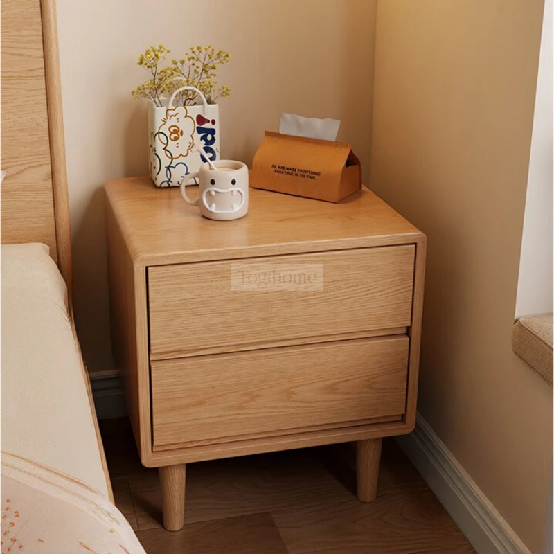 Bộ Sưu Tập Phòng Ngủ Rustic Haven 015 với thiết kế tủ đầu giường nhỏ gọn tinh tế và tự nhiên.