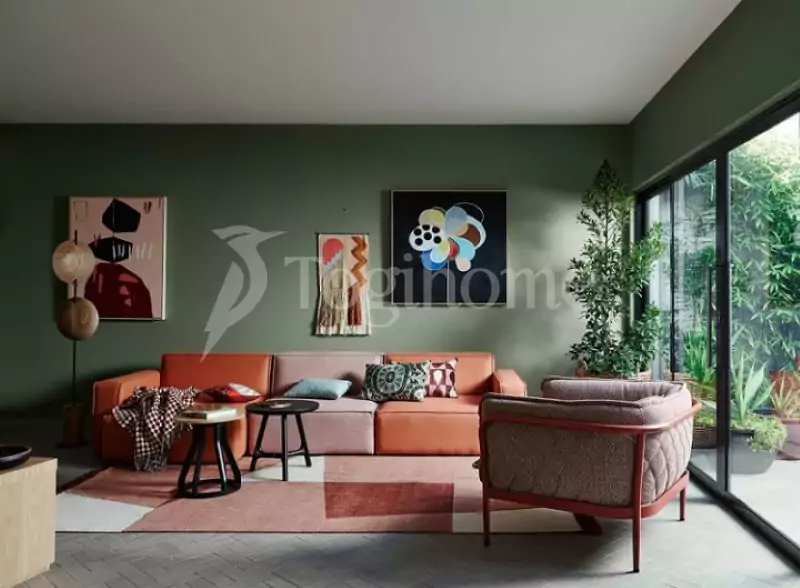 Cách trang trí phòng khách kết hợp cây xanh
