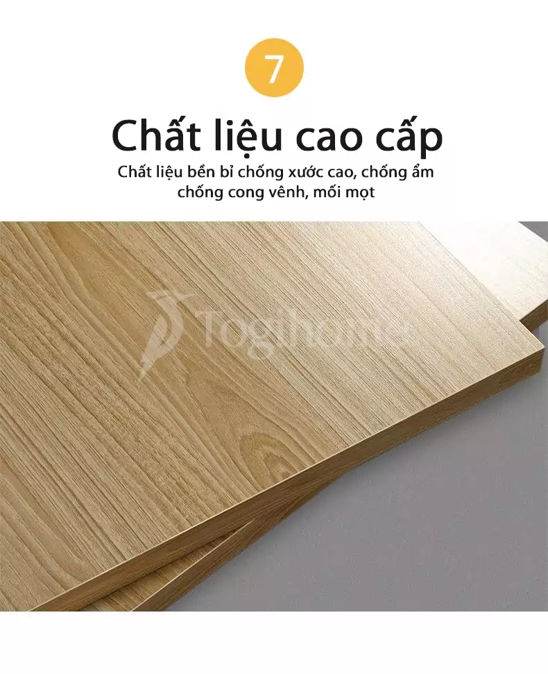 Chất liệu Bàn học sinh BHSV036 thiết kế độc đáo, tối ưu không gian, chất liệu cao cấp