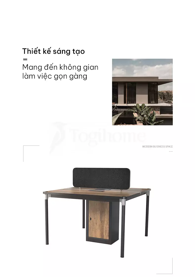 Bàn nhân viên BVP50 thiết kế tinh tế, hiện đại