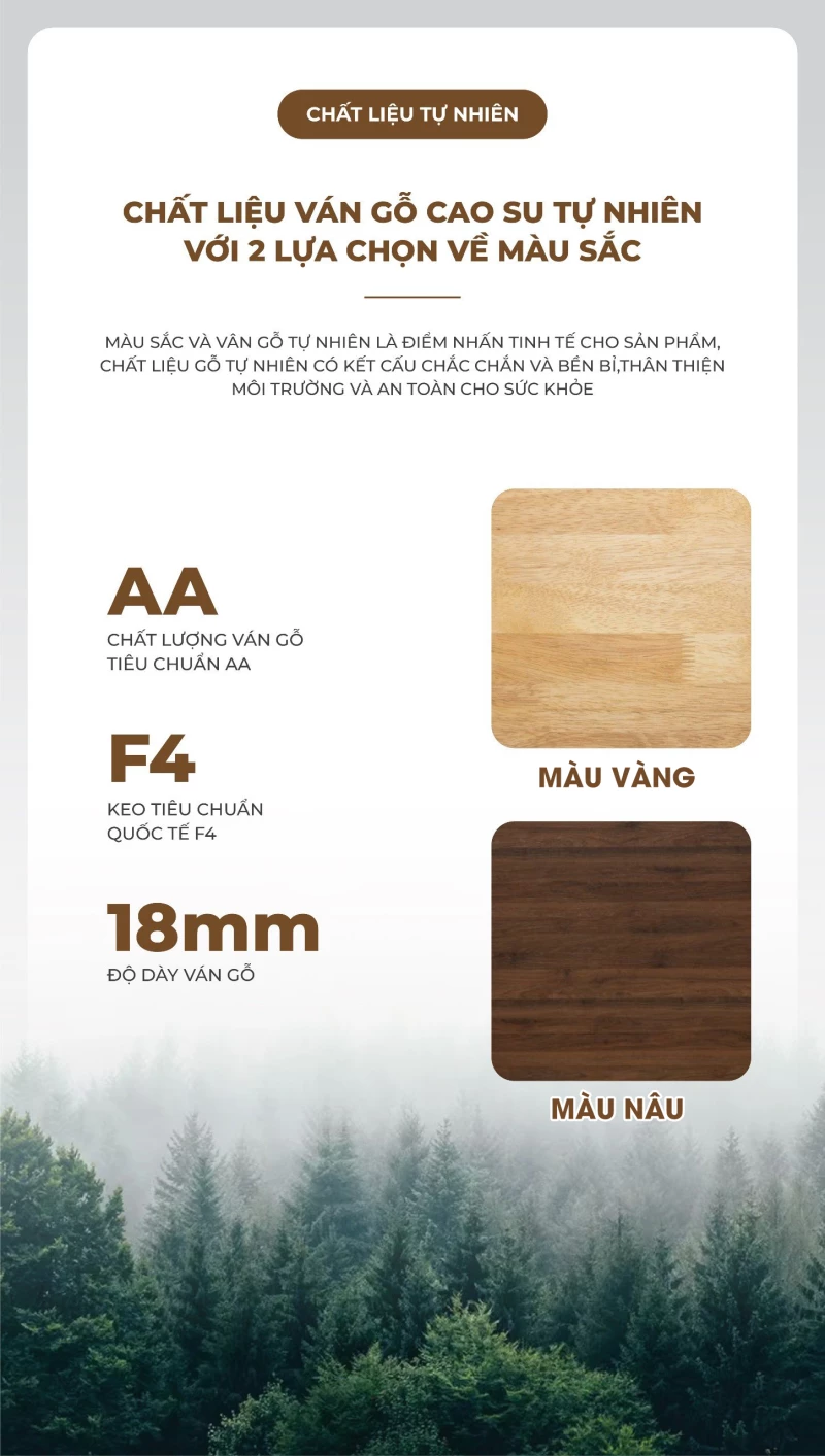 chất liệu của Kệ tivi gỗ tự nhiên thiết kế tối giản LV05