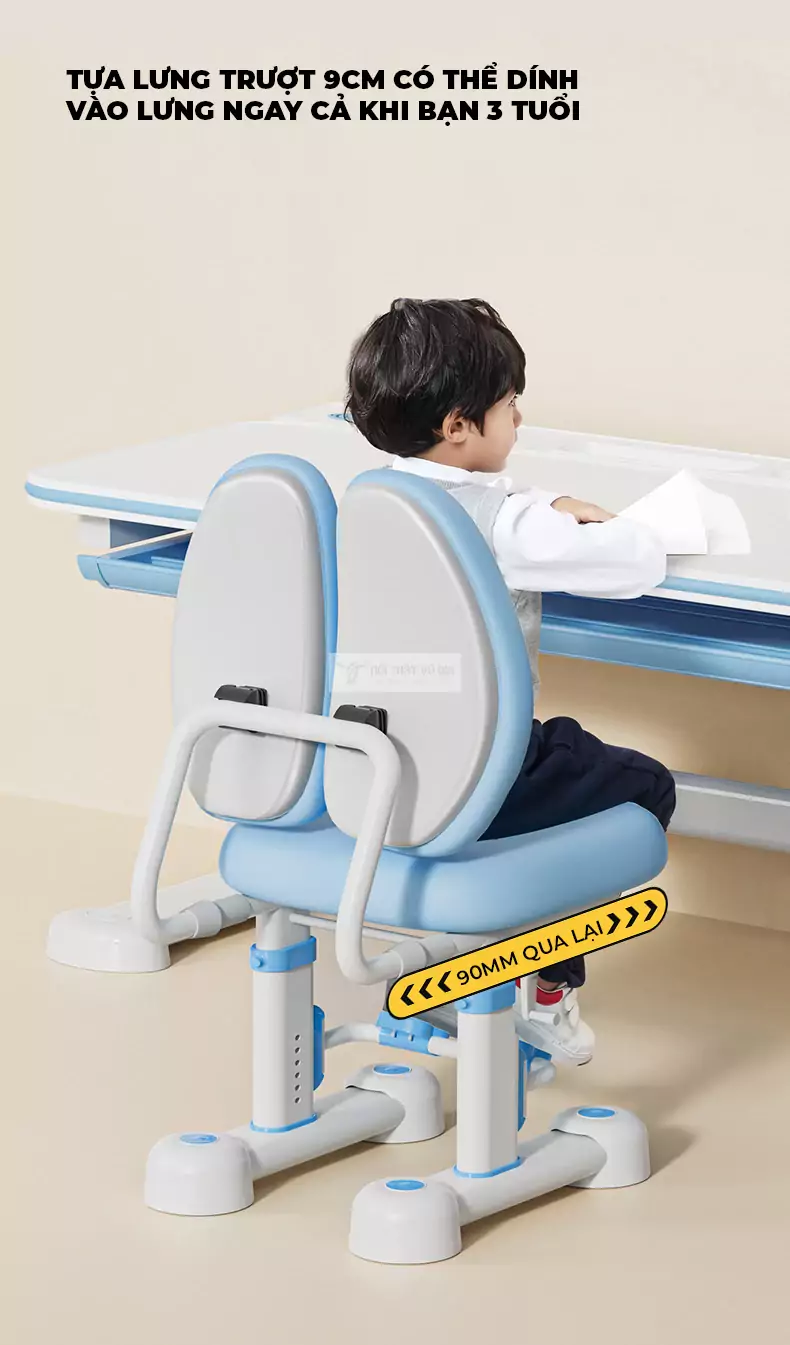 Ghế học sinh thiết kế công thái học SD113