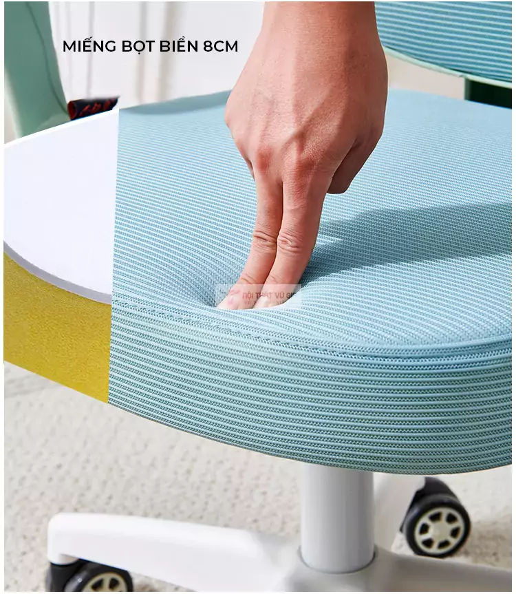 Ghế học sinh tối giản, hiện đại SD107 sử dụng nệm ghế dày dặn