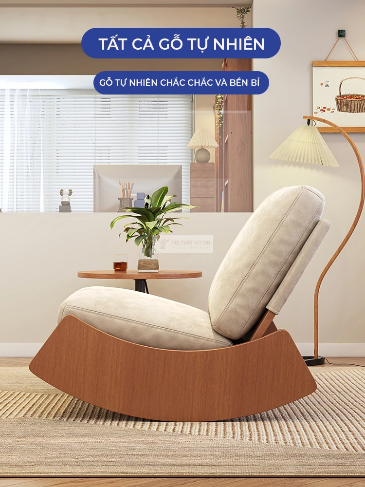 Ghế sofa đơn gỗ tự nhiên cao cấp CBK16