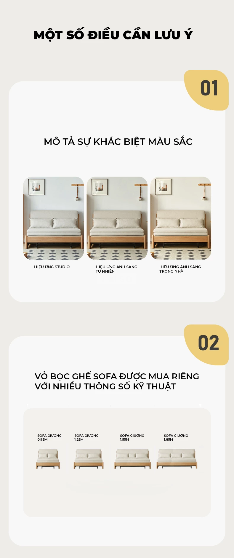 Ghế Sofa Giường Gấp Mở Linh Hoạt Haigo SOF238