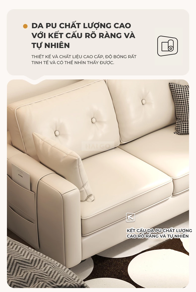 Ghế Sofa Phòng Khách Haigo SOF231