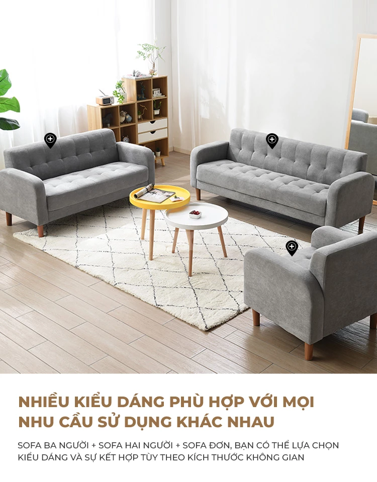 Ghế Sofa Phòng Khách Haigo SOF232