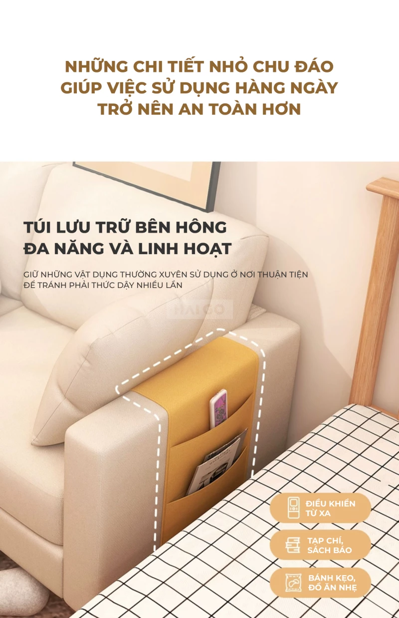 Ghế Sofa Phòng Khách Haigo SOF233