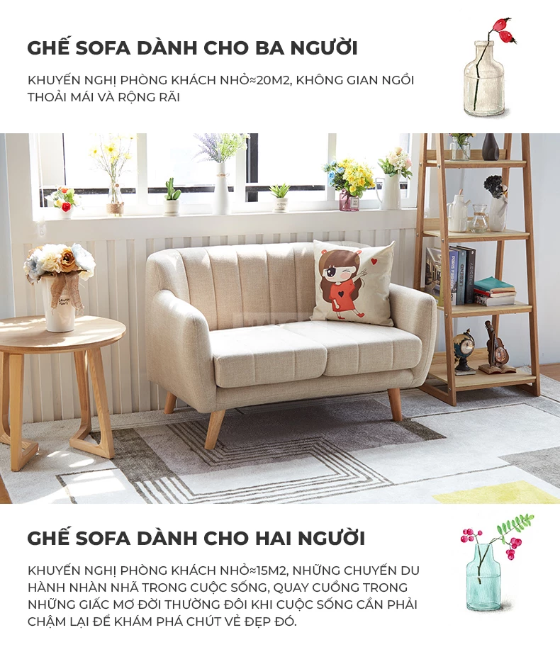 Ghế Sofa Phòng Khách Haigo SOF235