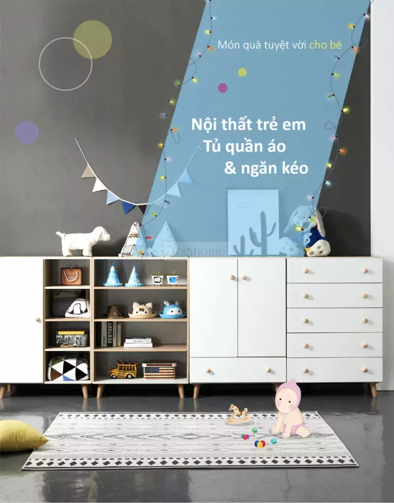 Giới thiệu chung về Tủ Trẻ Em Togismart TE011