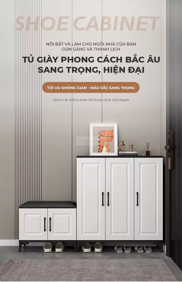 Giới thiệu về Tủ Giày Đa Ngăn Togismart TG027