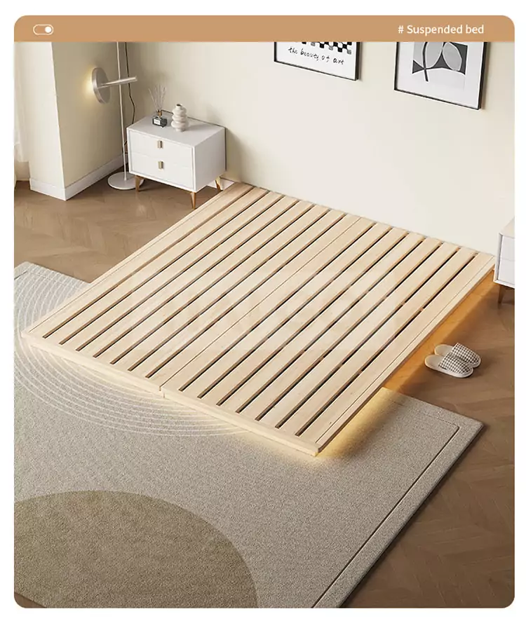 Giường Bệt Gỗ Tự Nhi&ecirc;n Cao Cấp Haigo GN027