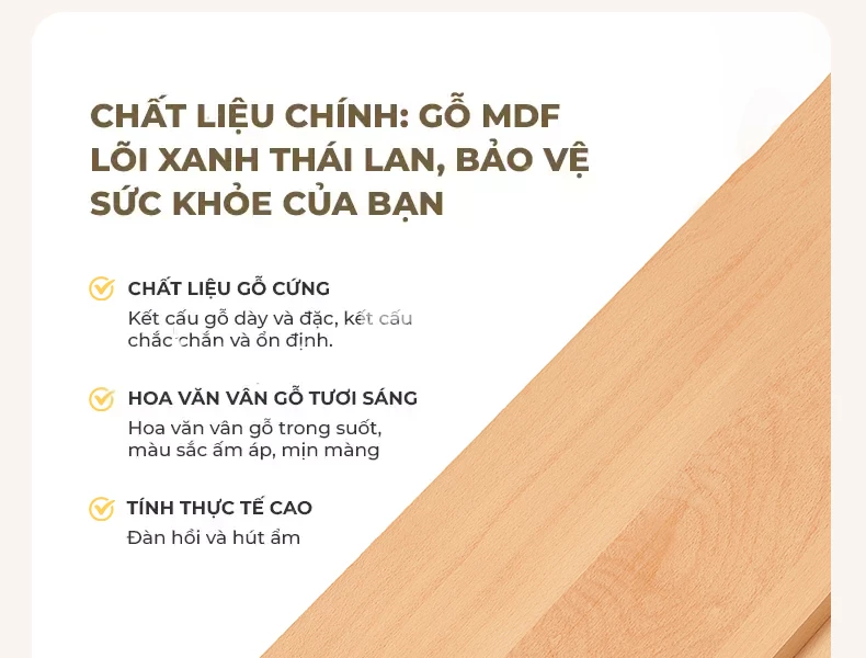 chi tiết chất liệu của Giường cho bé thiết kế thu kéo linh hoạt TE36