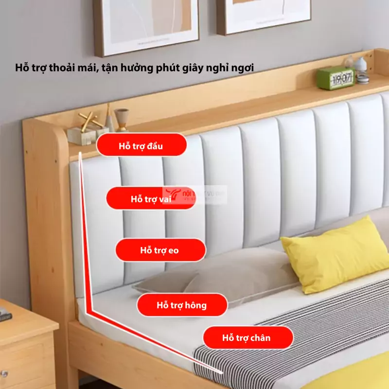 công dụng của nệm đầu giường BR72