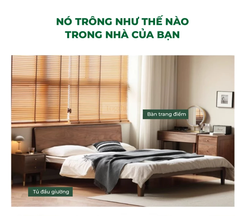 Giường Ngủ Dream Series Togismart GM 049 – Thiết kế hiện đại, sang trọng, tích hợp ngăn chứa đồ tiện lợi. Chất liệu gỗ cao cấp, bền đẹp, phù hợp mọi không gian. Dễ dàng lắp ráp, tối ưu diện tích. Mua ngay giường ngủ thông minh Togismart GM 049, nâng tầm giấc ngủ của bạn