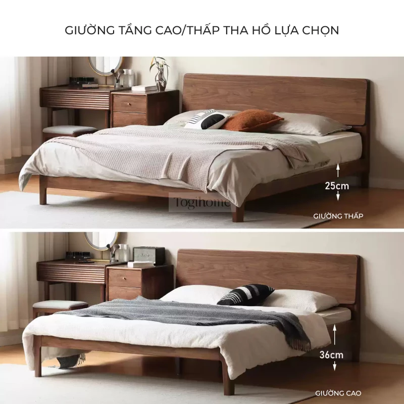 Giường Ngủ Dream Series Togismart GM 049 – Thiết kế hiện đại, sang trọng, tích hợp ngăn chứa đồ tiện lợi. Chất liệu gỗ cao cấp, bền đẹp, phù hợp mọi không gian. Dễ dàng lắp ráp, tối ưu diện tích. Mua ngay giường ngủ thông minh Togismart GM 049, nâng tầm giấc ngủ của bạn